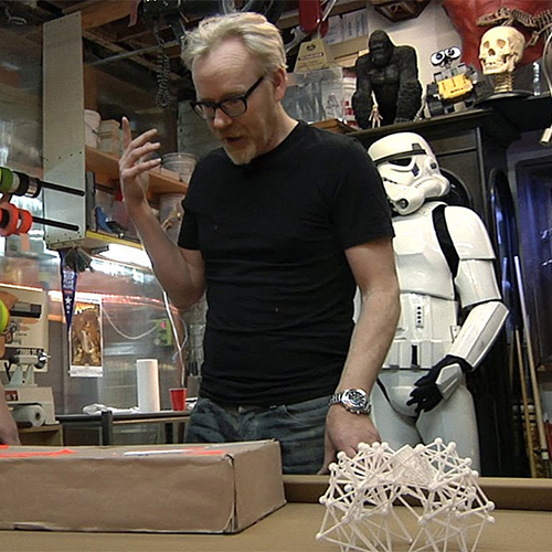   Inside Adam Savage's Cave featuring the 3D printed Strandbeest - Adam Savage from Mythbusters demonstrates the 3D printed Strandbeest